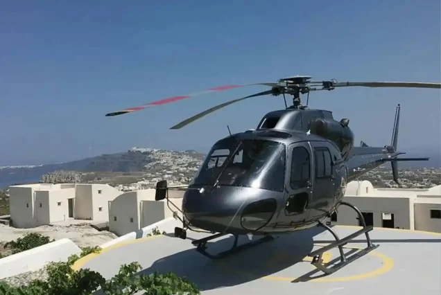 30 minutes flight above Santorini Caldera (up to 3 persons)